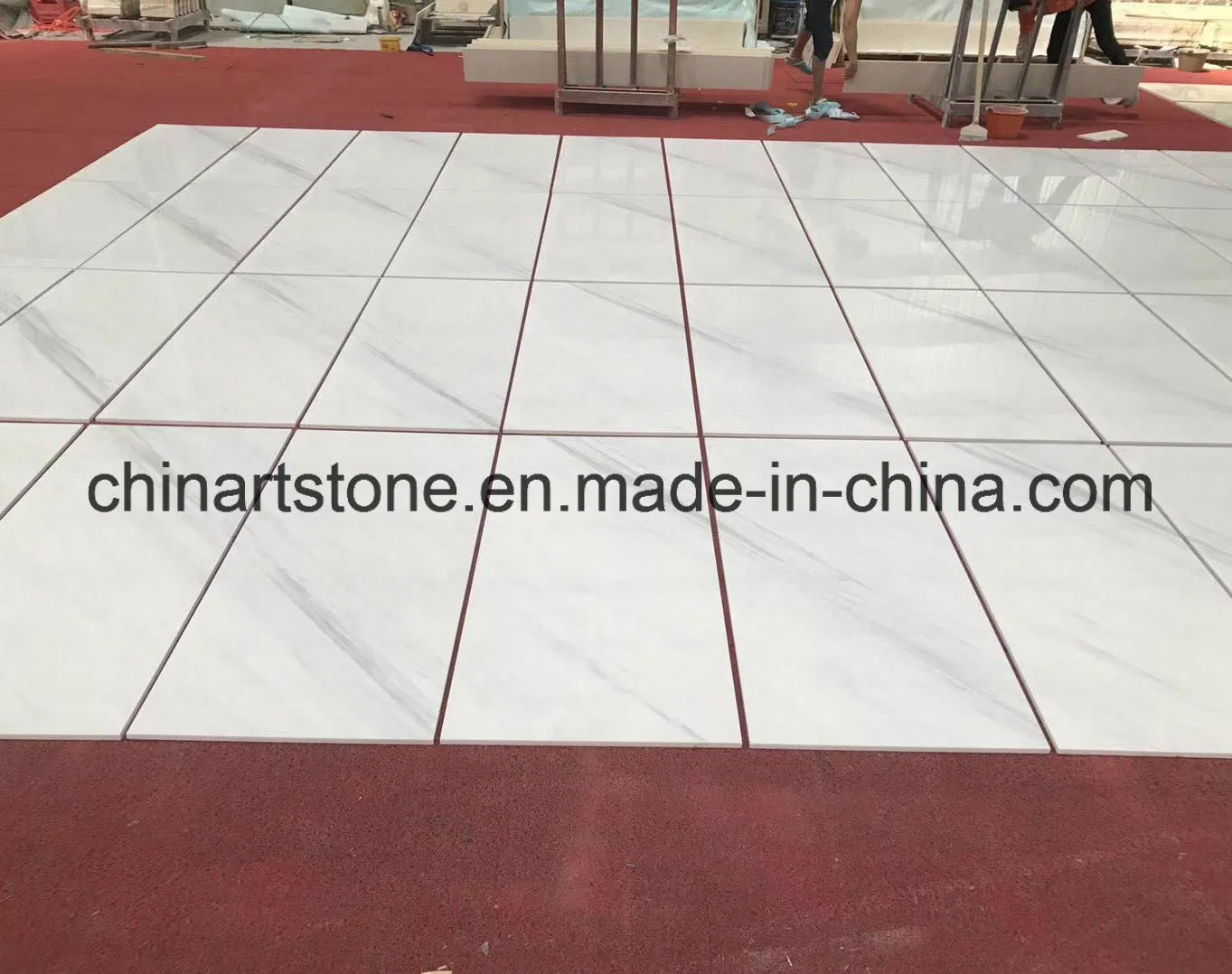China Top Quality Ariston White Marble Tile for Your Villa