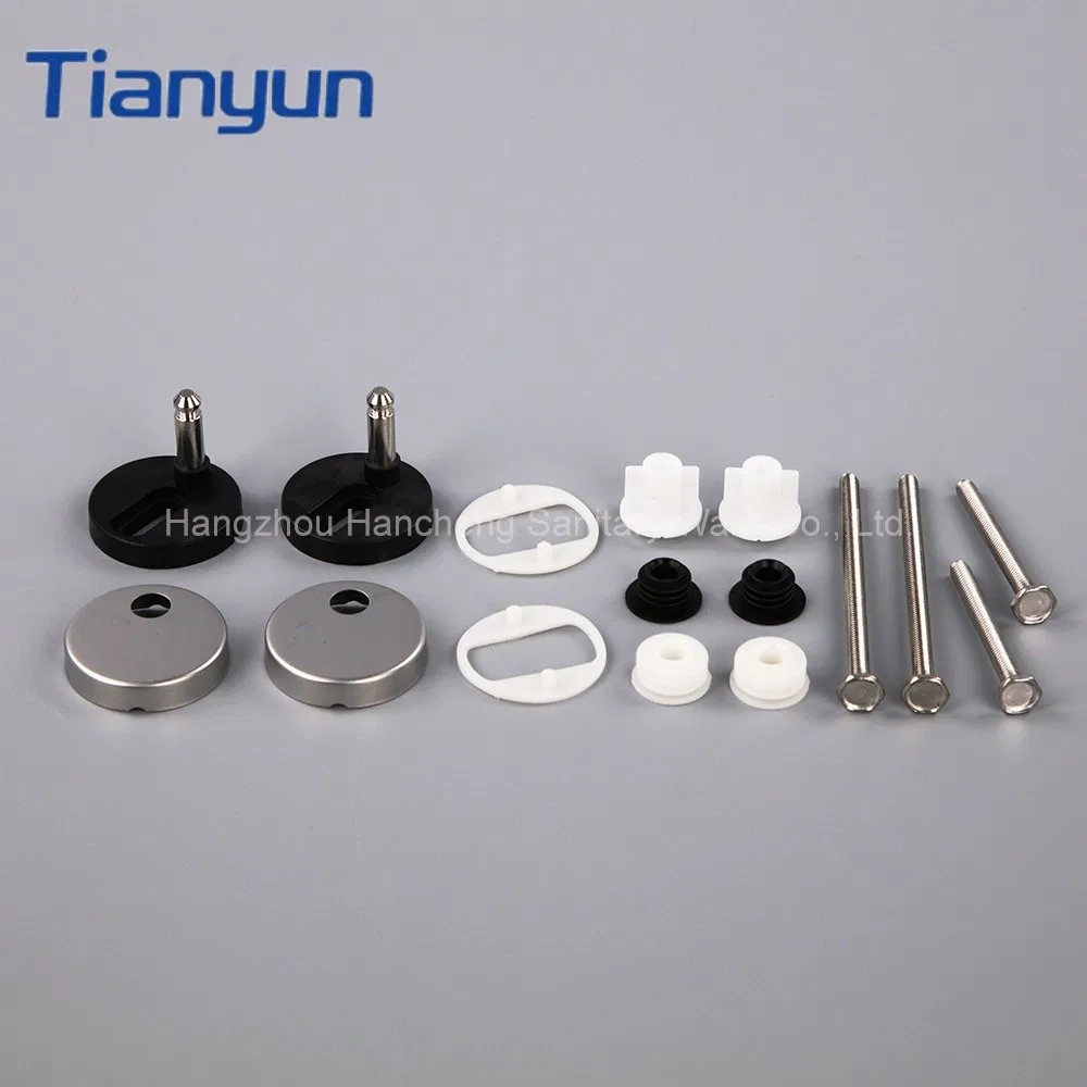 Adjustable Normal Stainless Steel Hinge 45mm Toilet Top Fixing for Soft Close Toilet Seat