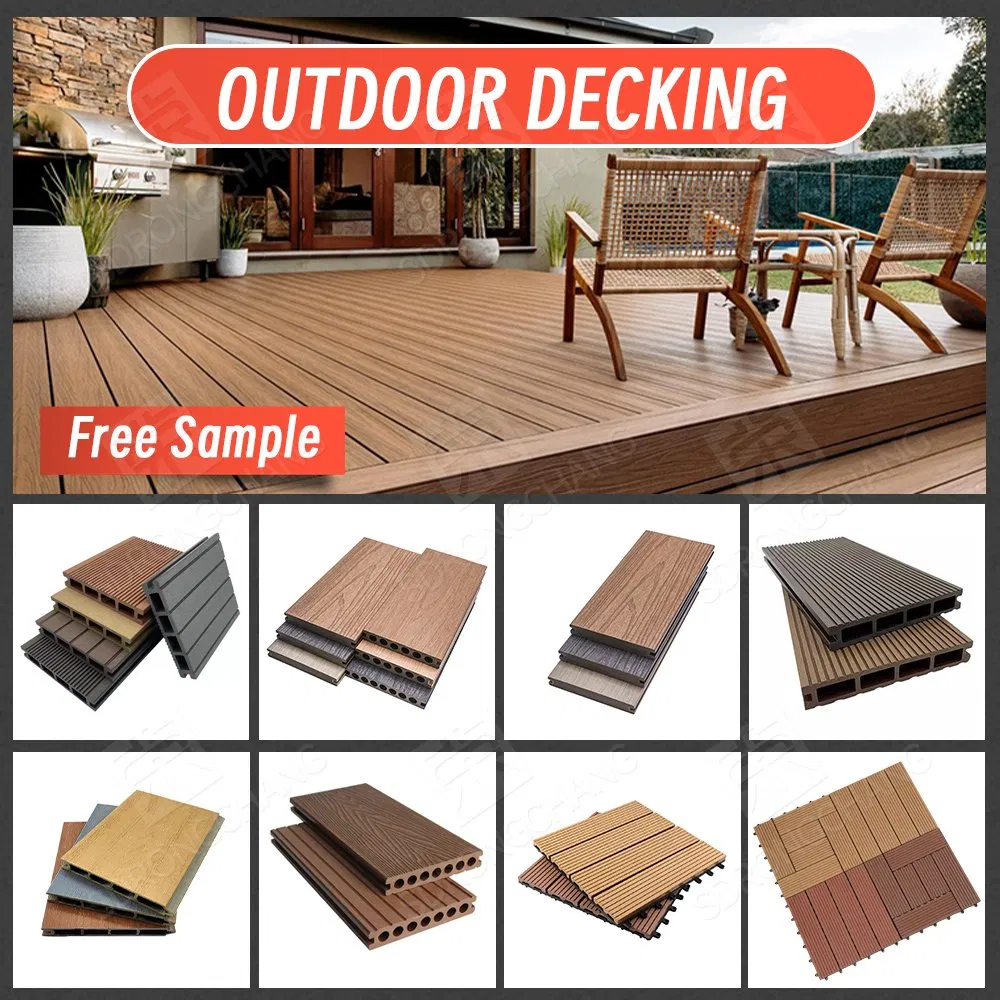 Patioperfect Wood Plastic Composite Flooring for Outdoor Use