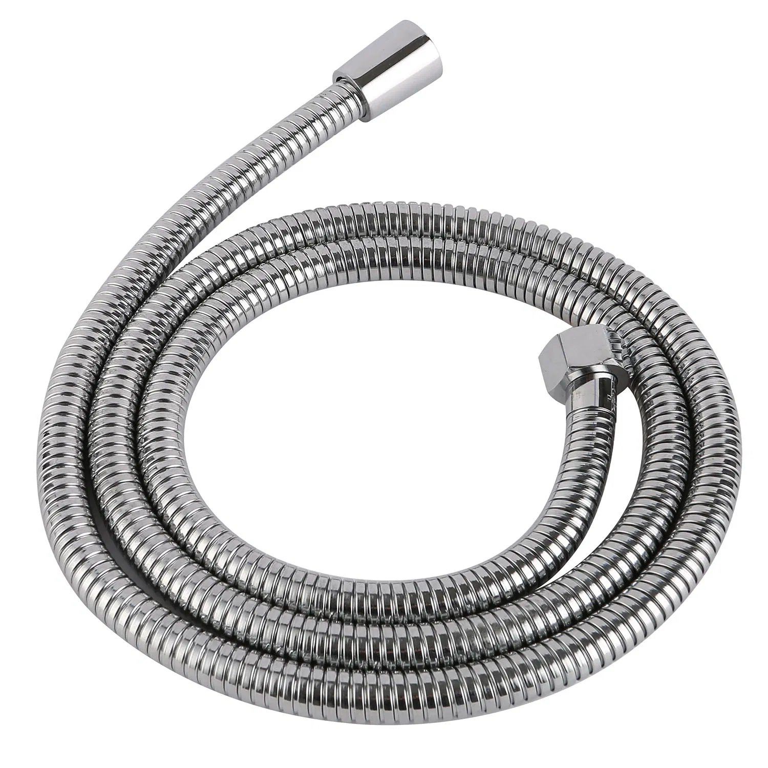 High Pressure Bathroom Accessories Chromed Shower Hose