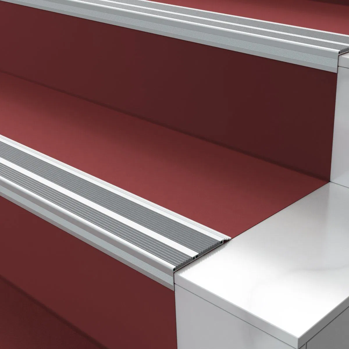 Customized Aluminum Stair Treads and Skirt Panels