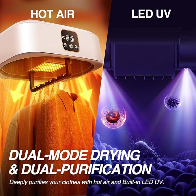 Mini Safe and Convenient Fast Hanging Dryer Portable Compact Clothes Dryer for Underwear