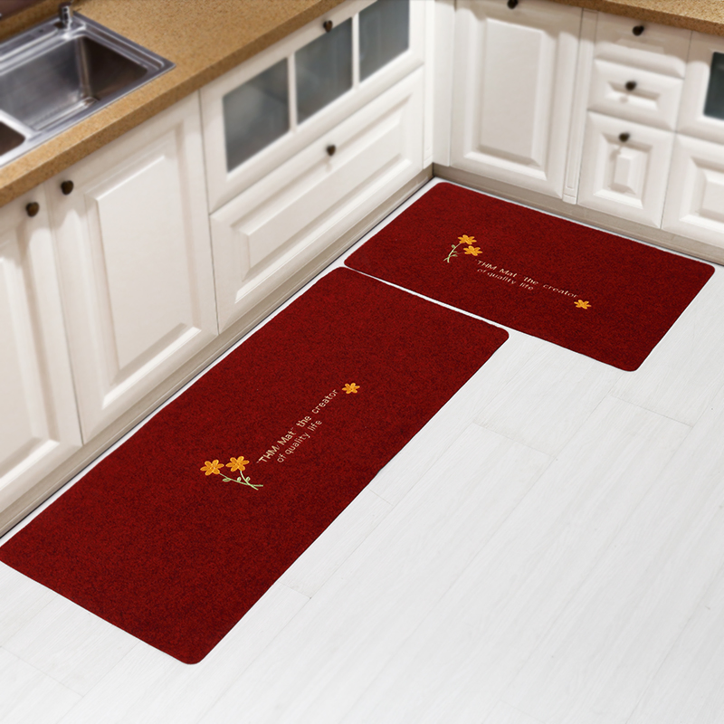 TPR Backing Door Mat with Pet Surface for Kitchen