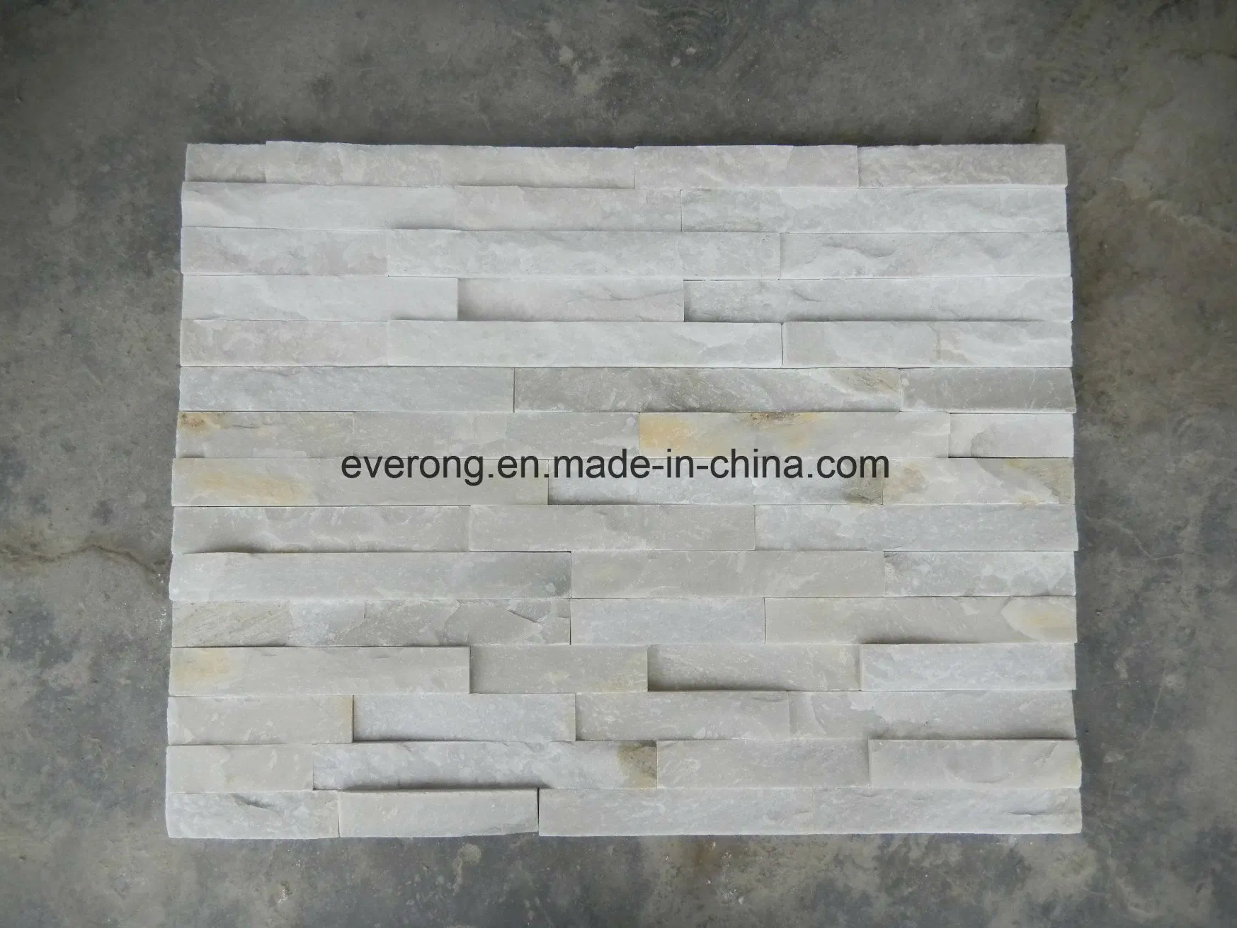 Black/Yellow/White Quartzite Ledgestone Stacked Wall Stone Veneer Culture Stone
