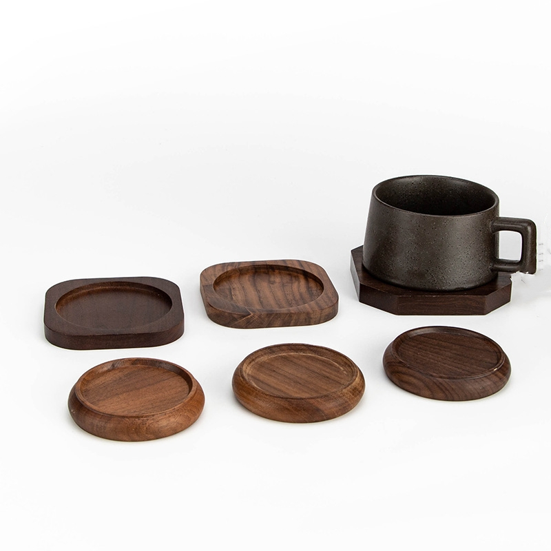 Walnut Frame with Perforated Wooden Base Cushion Mat
