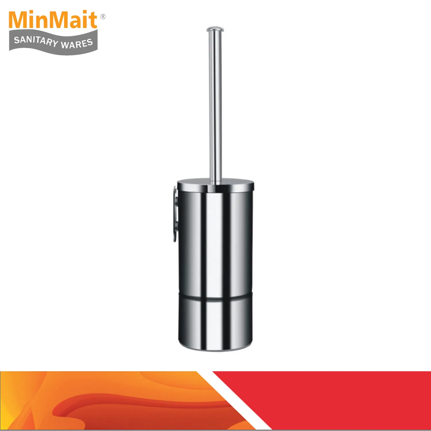 Whole Body Stainless Steel Wall-Mounted Toliet Brush Holder Mx-Ls94h