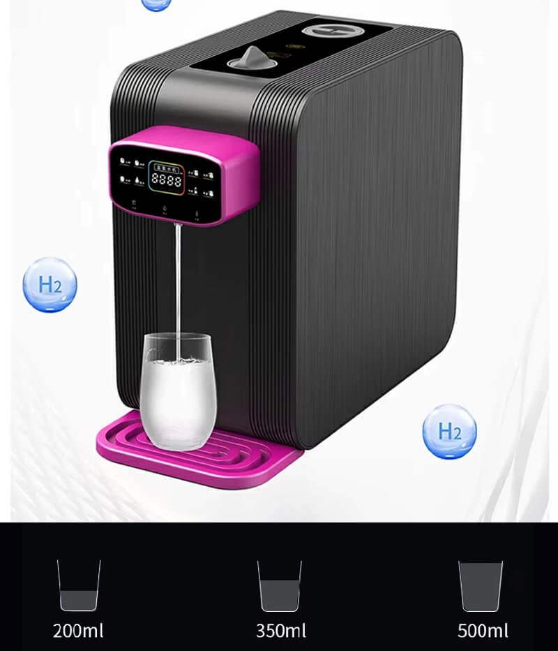 Hydrogen Electric and Manual Power Hydrogen Rich Hot Water Dispenser Device for Household