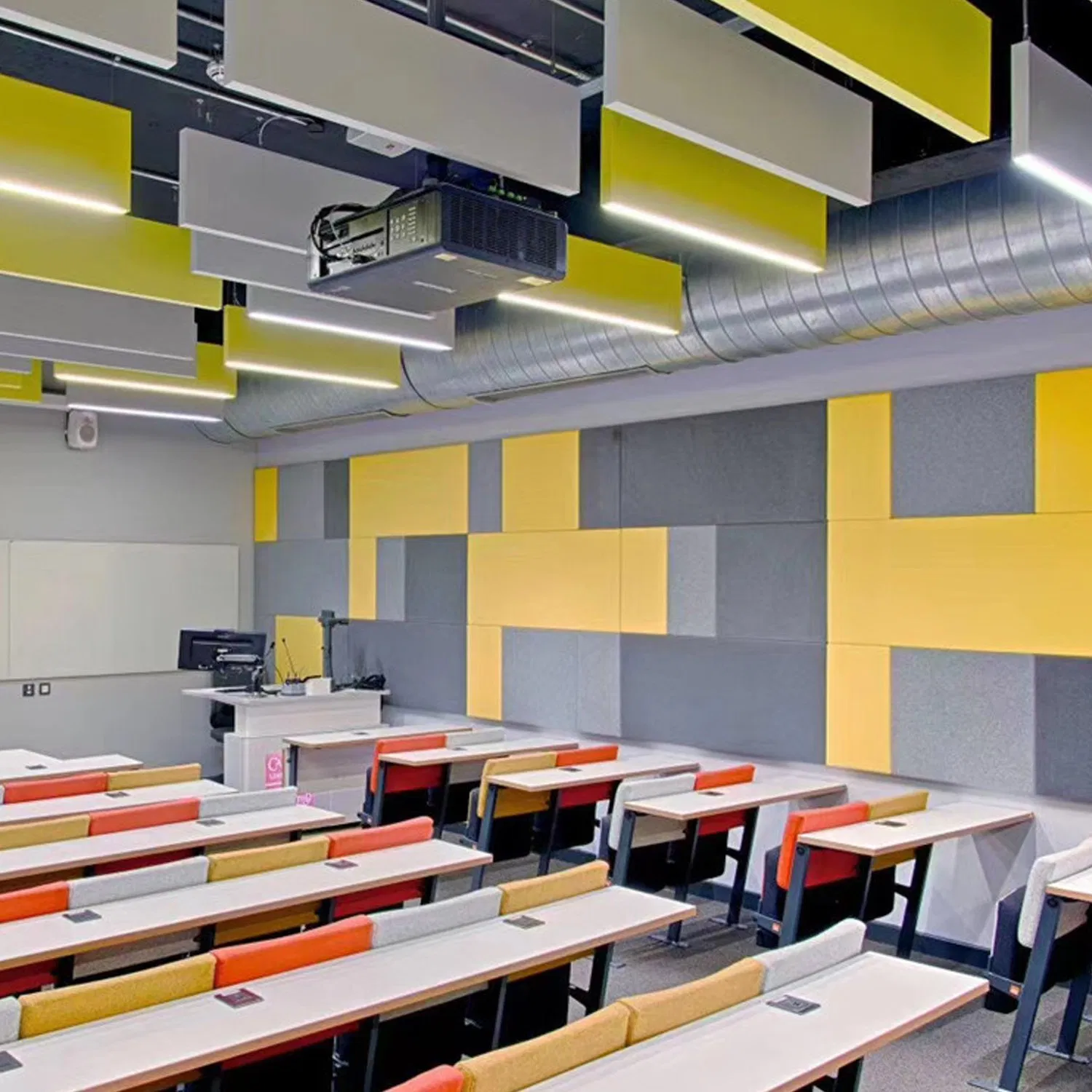 Sound Absorbing Panel Acoustic Wall Panel Polyester Acoustic Foam Panels Soundproof Polyester Fiber