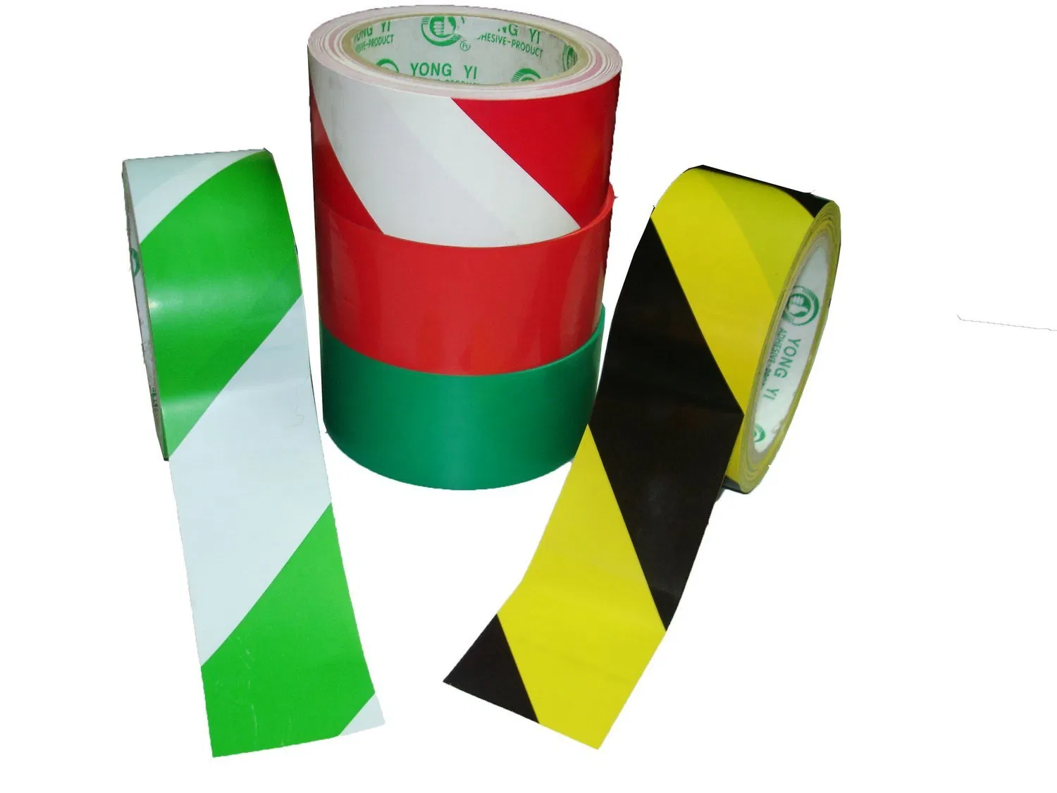 Yellow and Black Traffic PVC Floor Caution Hazard Line Warning Adhesive Marking Tap (150u)
