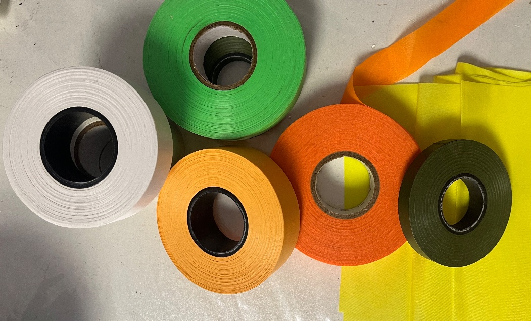 PVC Band Tapes Olive Green Flagging Tape