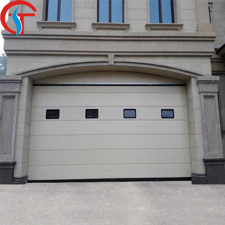 Energy-Efficient Industrial Sectional Horizontal Sliding Garage Door Automatic