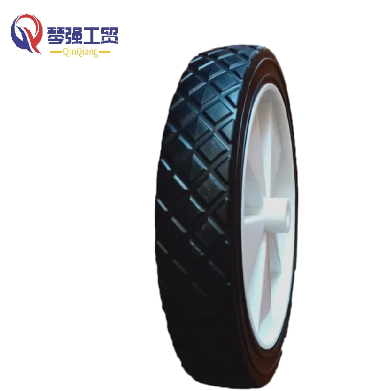 PVC 8 Inch PVC Plastic Solid Wheel, 8"X1.75" Lawn Mower Folding Garden Utility Tool Wagon Cart Wheel