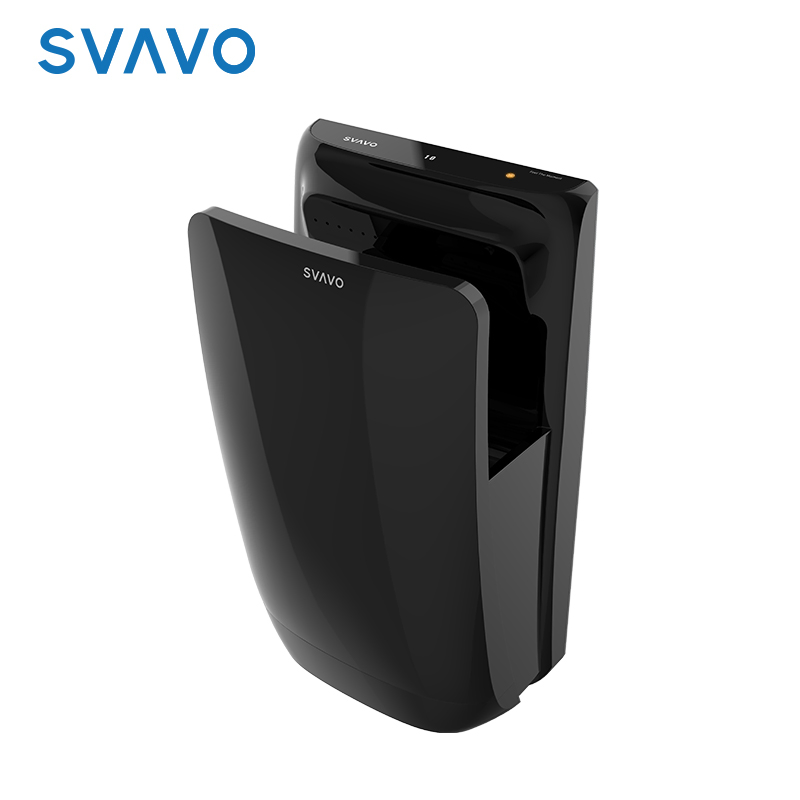 Svavo Bathroom Toilet Wall Mounted Touchless Automatic Sensor High Speed ABS Electric Jet Hand Dryer