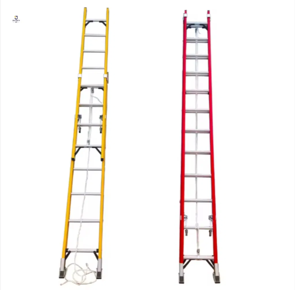 Jtel Type High Quality Portable Fiberglass Extension Ladder