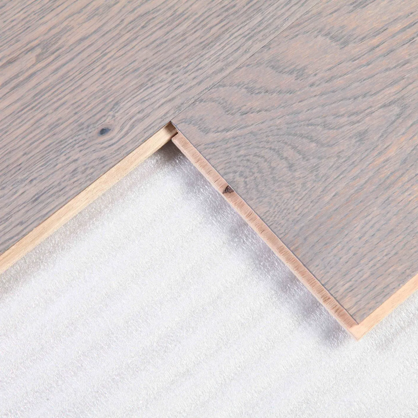 Rustic Grading Oak Timber Engineered Parquet Hardwood Flooring