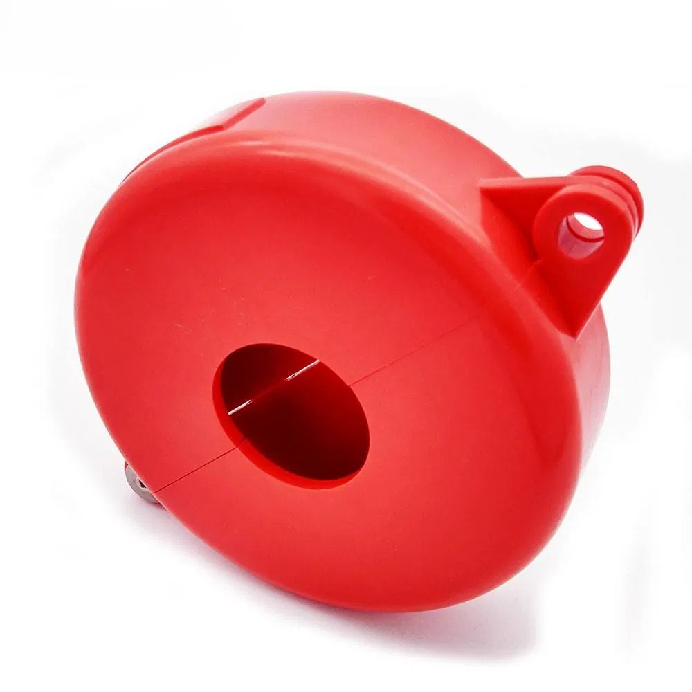 Heavy-Duty ABS Red Valve Lockout with Secure Padlock Hole