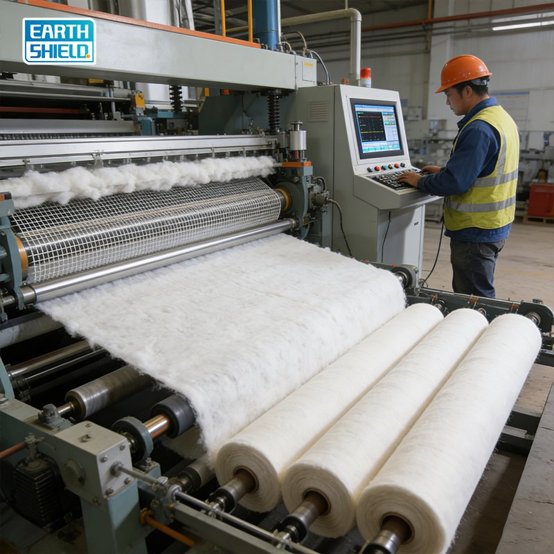 Non Woven Polyester Pet Geotextile for Slope Protection