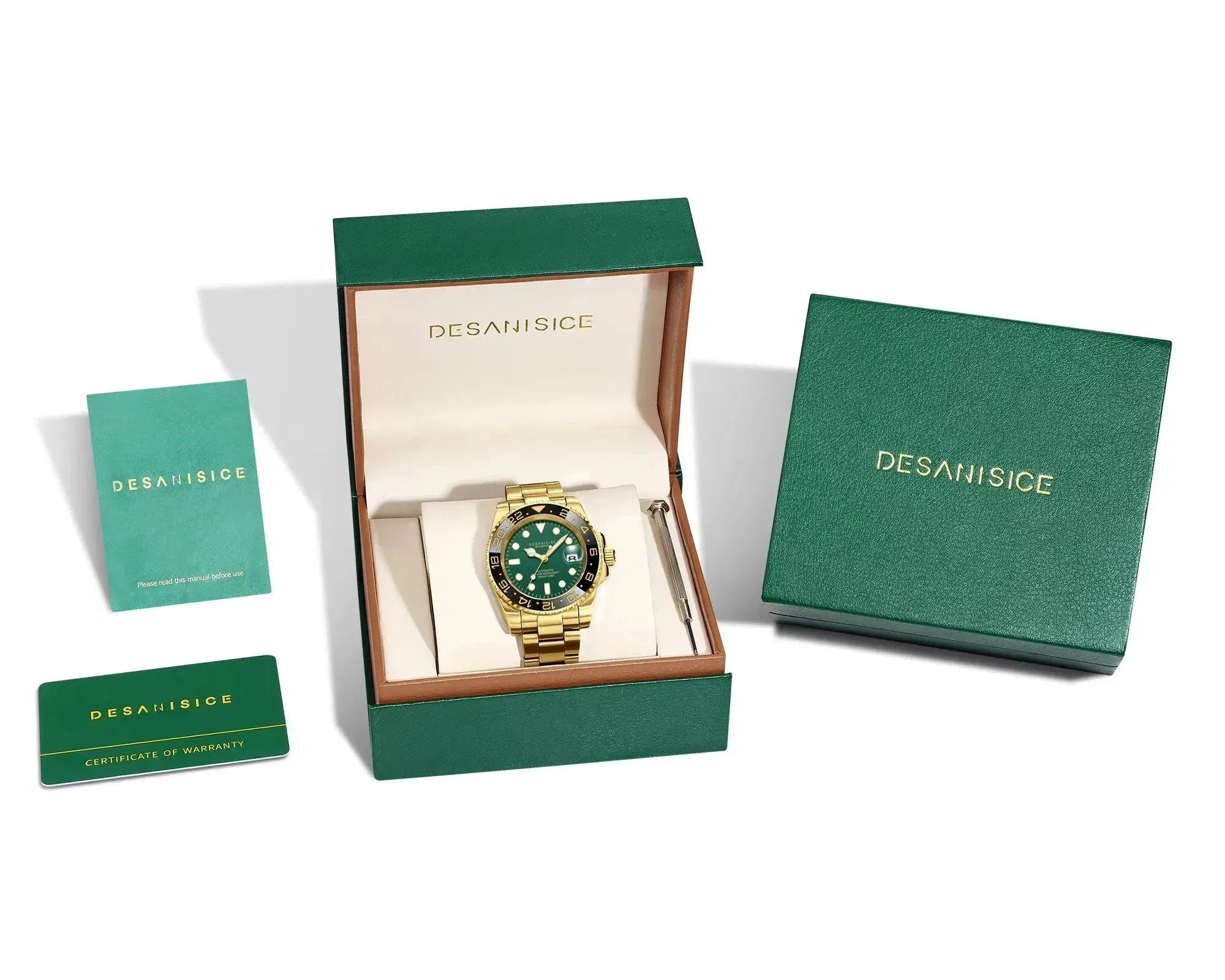 Luxurious Business Party Sports Watch, Men's Automatic Mechanical Wristwatch, Gift Movement, 3235 Calendar Display, 41mm Stainless Steel Water-Resistant