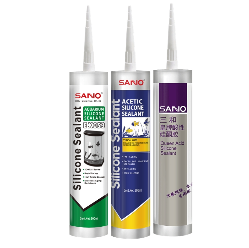 Manufacture for Silicone Sealant All Types for Construction One Stop Service Fast Cured General Purpose Acetoxy Gp Acetic Silicone Sealant