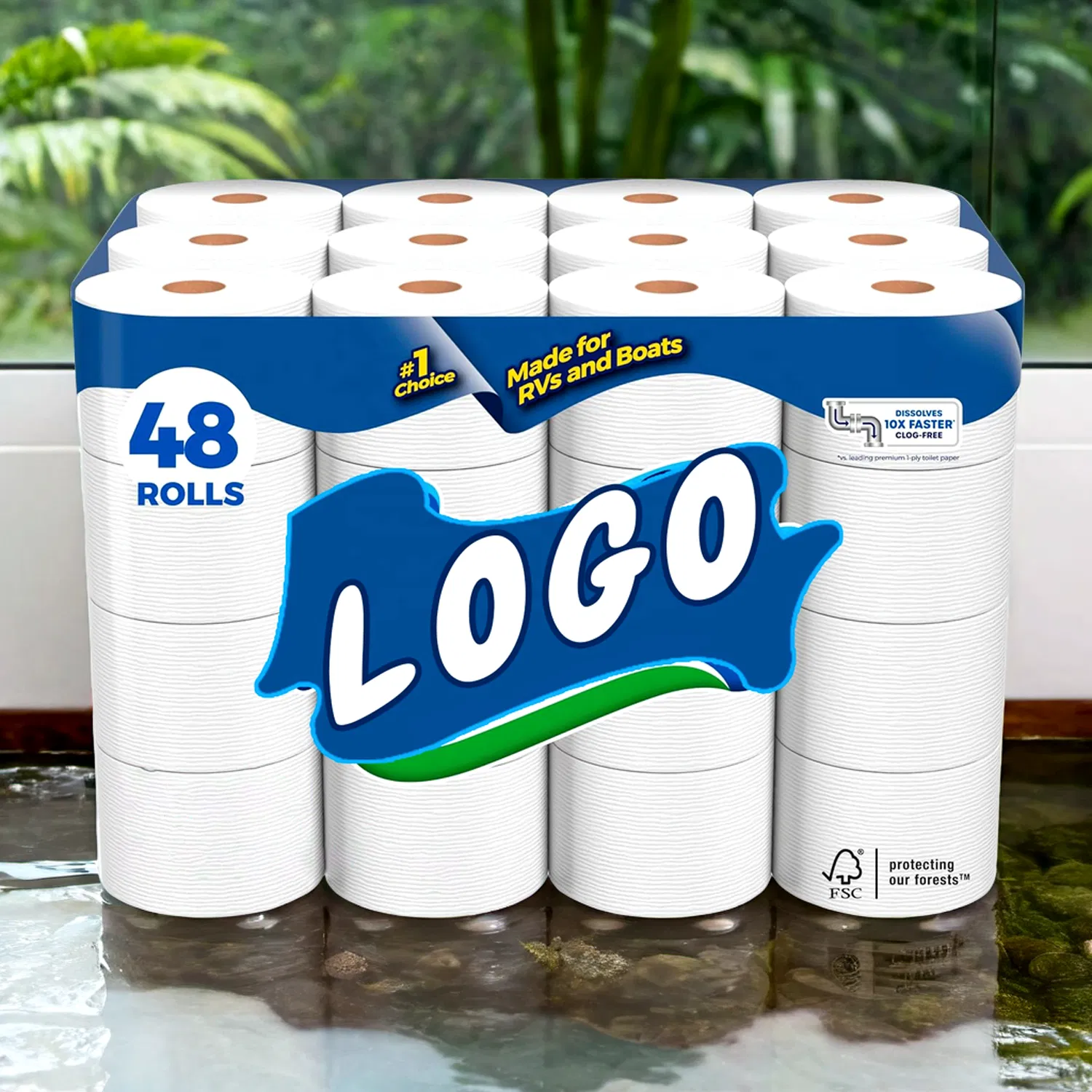Wholesales Cheap Price Bamboo Pulp Eco-Friendly Natural Tree Free Bamboo Toilet Paper