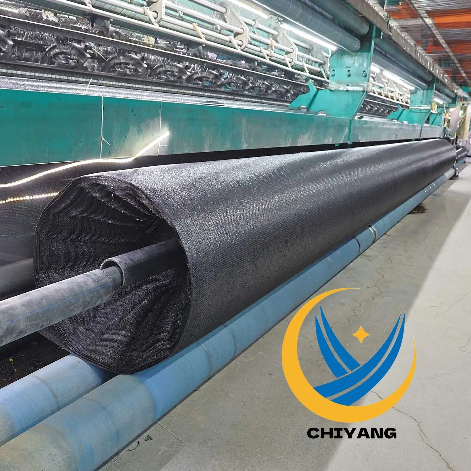 Затеняющая сетка HDPE 95% зелено-черная для сада и стройки