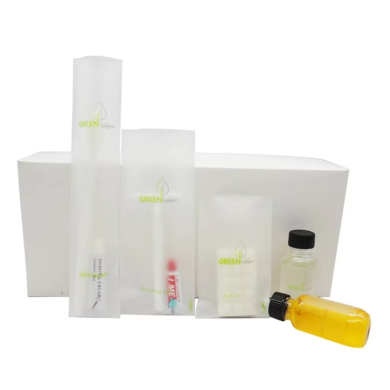 Custom Luxury Hotel Amenities Customized Disposable Shaving Kit