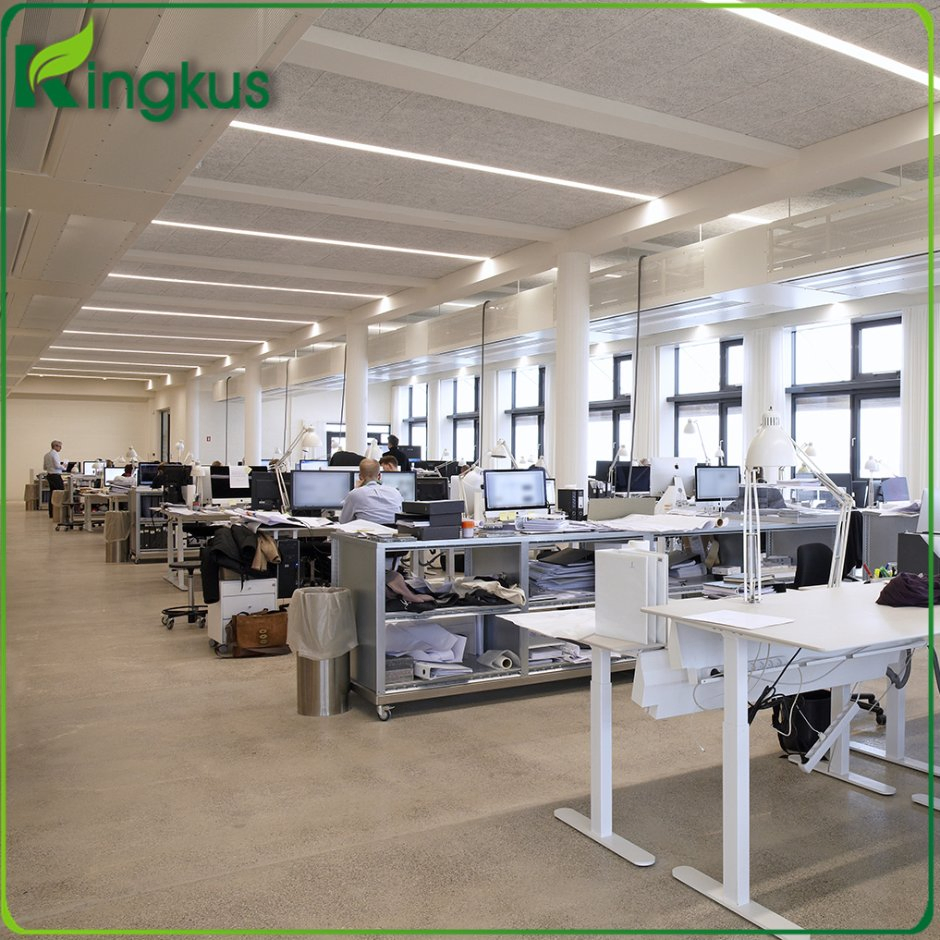 Rectangle Design Decoration Wood Wool Acoustic Ceiling Board