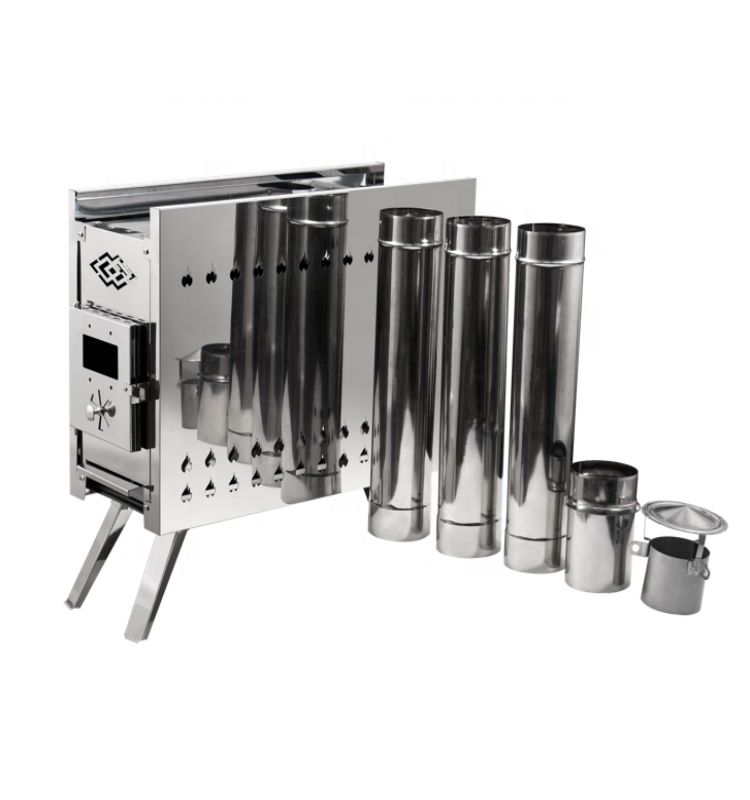 Wood-Burning Stove with Glass Wood Burning Sauna Stove for Outdoor