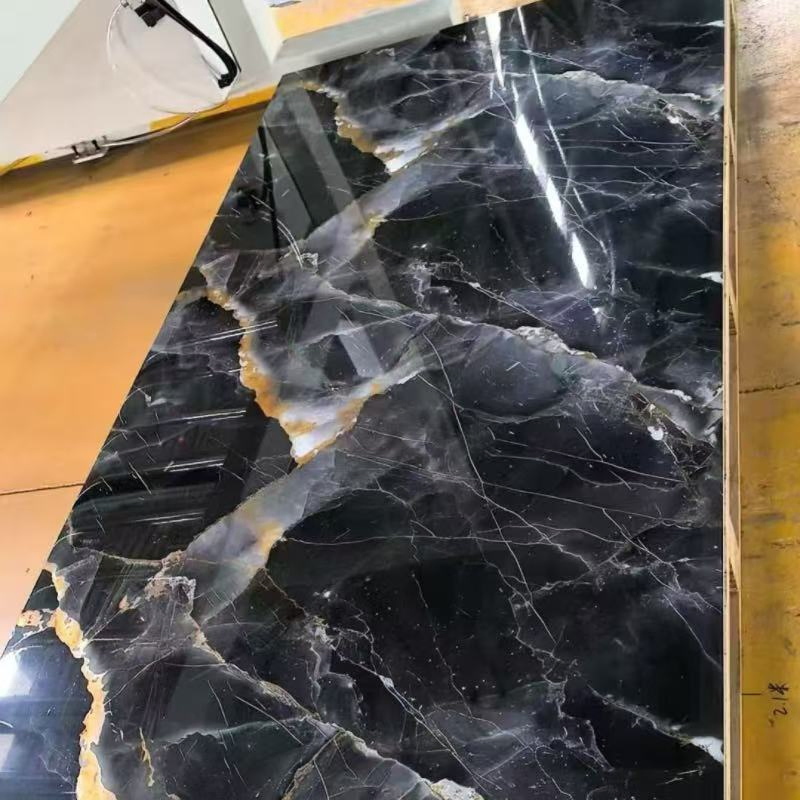 Decoration Material Interior New Design PVC Wall Panel Chinese Factory UV Coating for Use Interior Home Villas Construction Marble Slatted