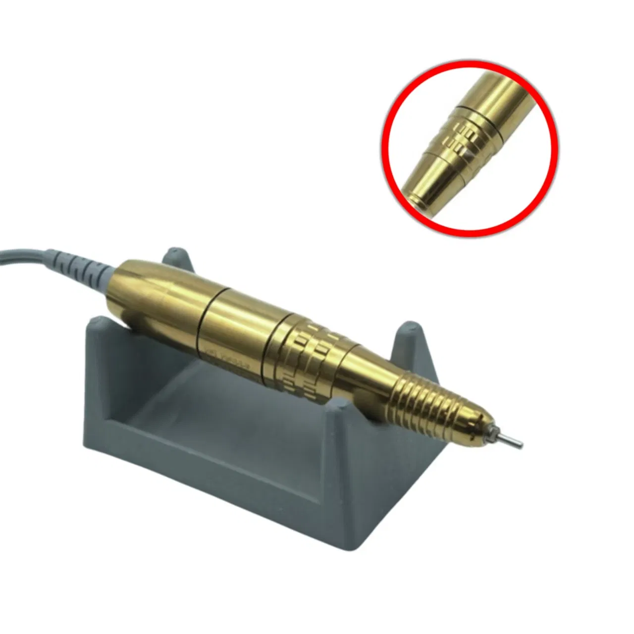 Japan Gold Metal Brushed G5 Nail Filing Drill Handle for Salon Home