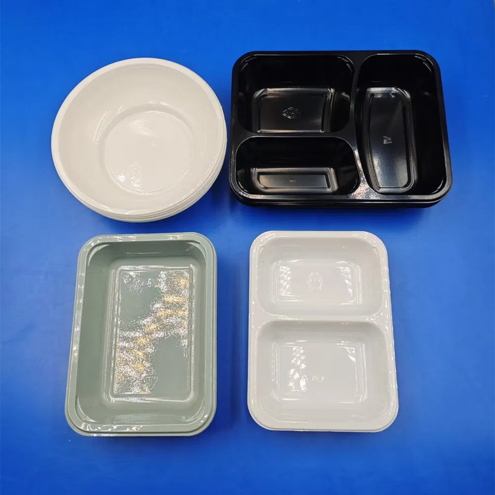 Disposable Cpet Tray Takeaway C-Pet Meal Box Ovenable Food Packaging Box