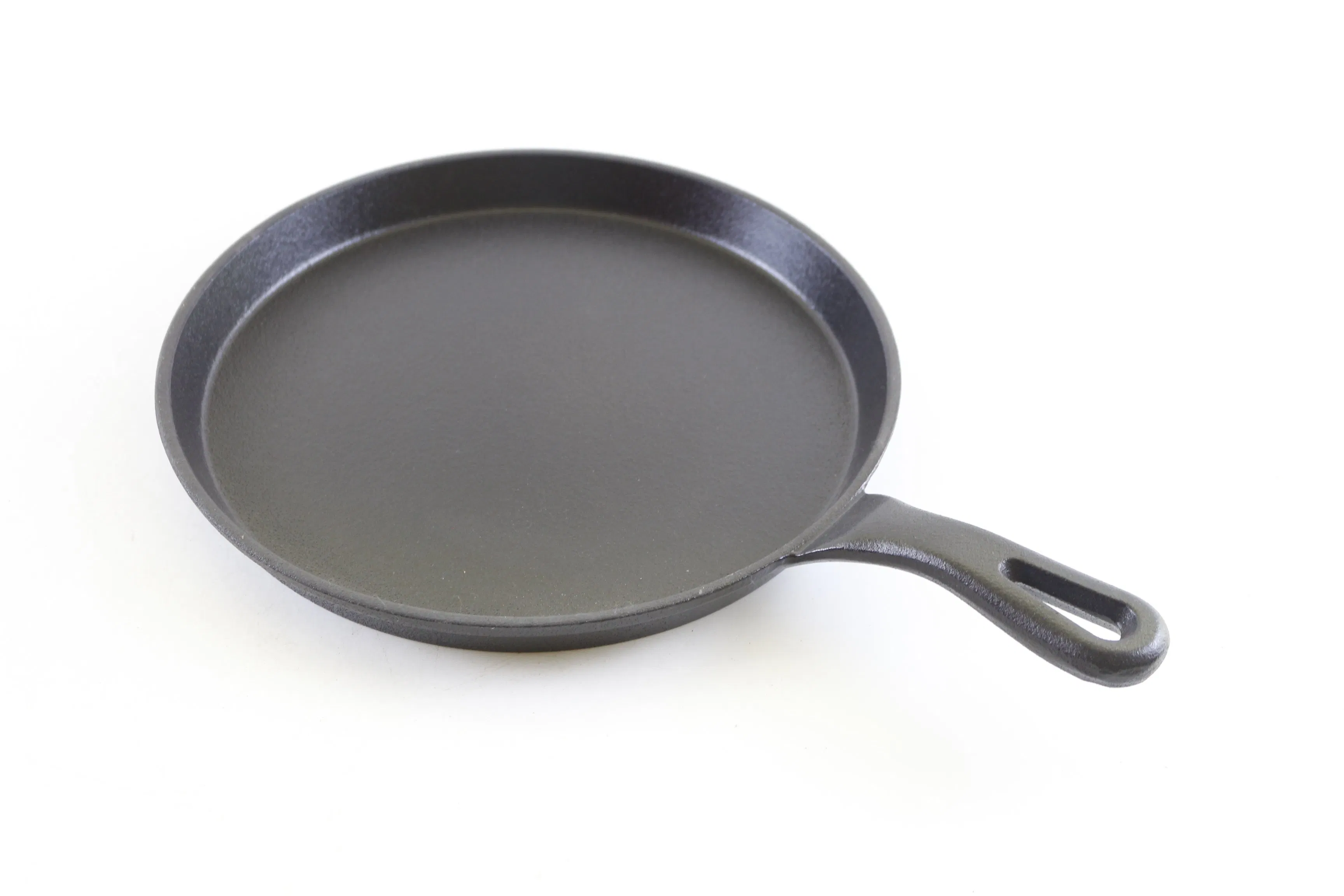 Чугунная сковорода для барбекю с ручкой