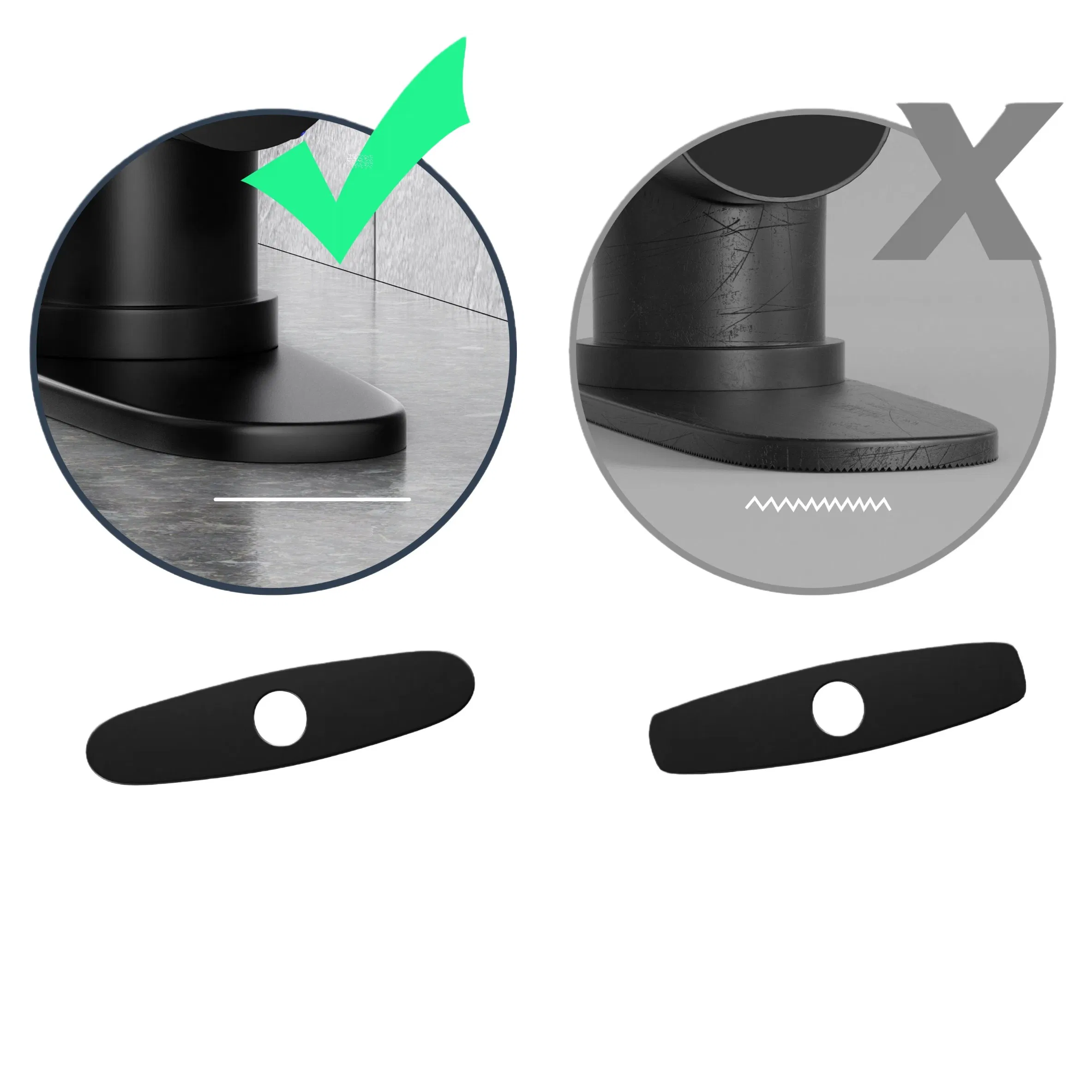 Black 304 Stainless Steel Kitchen Faucet for Export