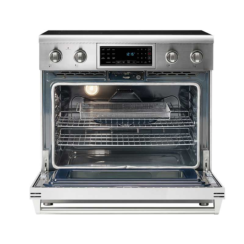 Freestanding 36 Inch 5 Elements Electric Stove with Tilt Panel Tre3601