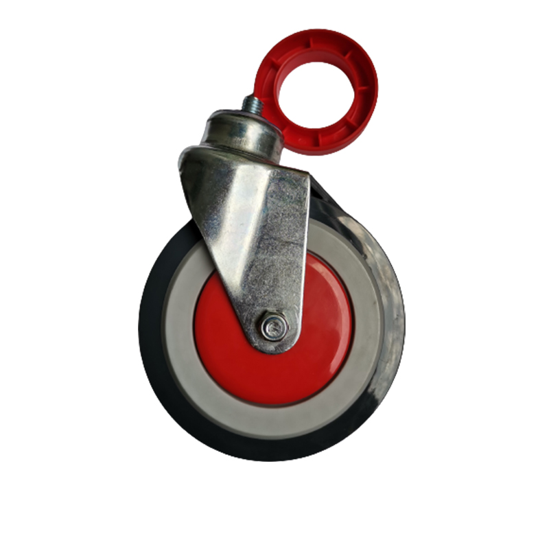 5 Inch 2-Disc Travelator Casters Supermarket Shopping Trolley Caster Wheel