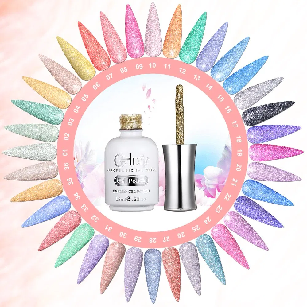 Nail Diamond Reflective Glitter Powder 3 in 1 Kit Set