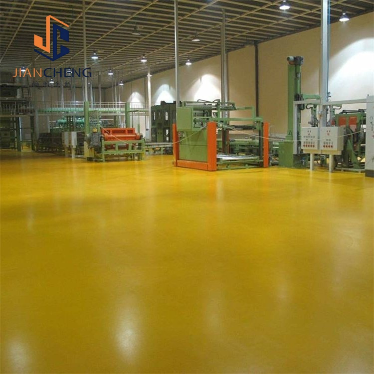 Yellow Water Based Polyurethane Cement Anti-Slip Heat and Chemical Resistant Heavy Duty