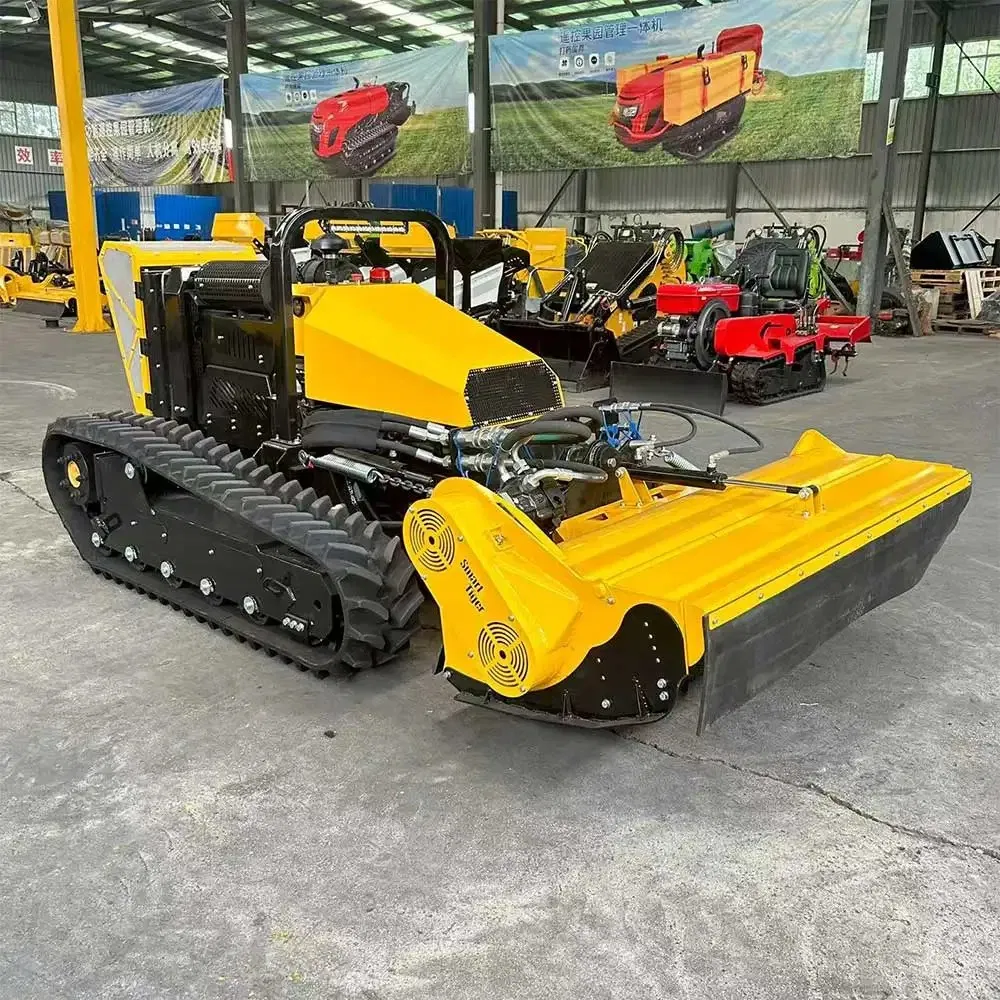 Робот-газонокосилка VOLNOS с дистанционным управлением