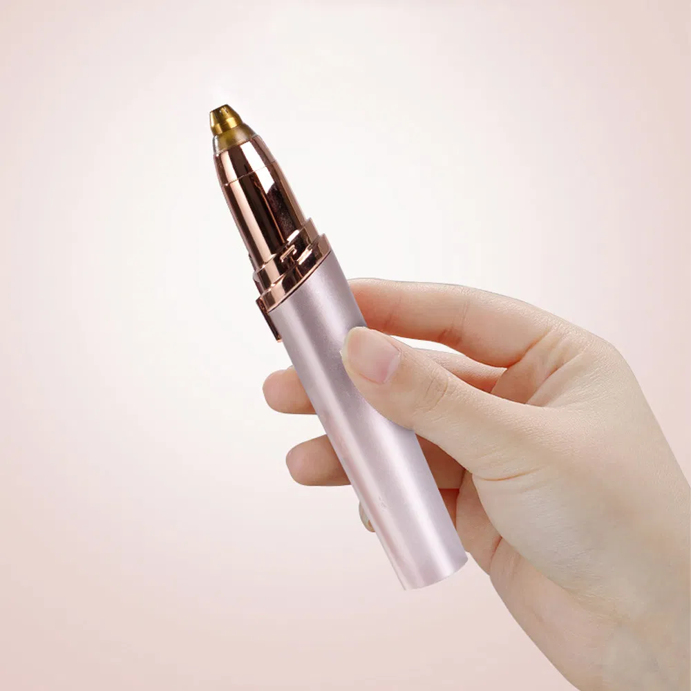 Electric Body Facial Clipper Pen Epilator Eyebrow Beard Razor Nose Brow Hair Trimmer Women Depilator
