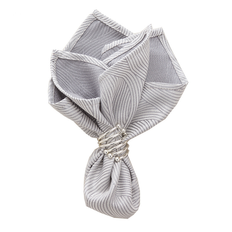 Airline Custom Beverage Napkins Cotton Table Napkins Tablecloth Blue