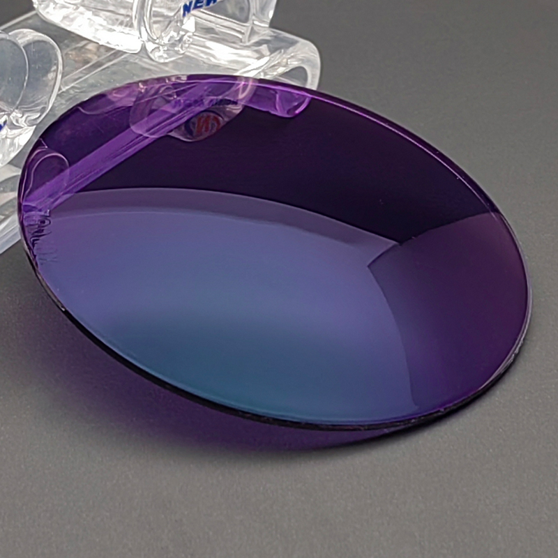 1.60 Mr-8 Finished Colorful Sunfilter Photo Purple Ar Coating Optical Glasses Lens