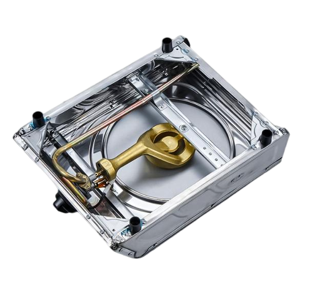 Single Burner Gas Cooker with Stainless Steel Panel