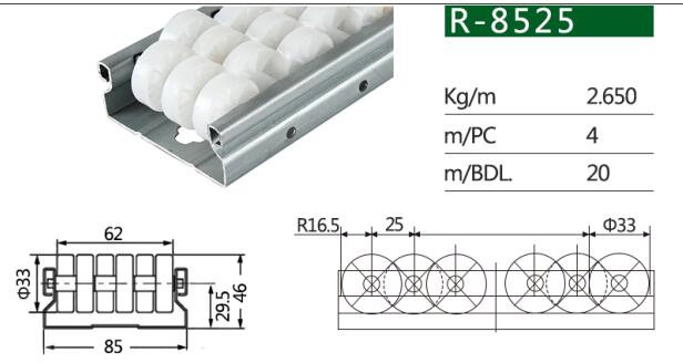 Roller Tracks for Pipe Racking System (R-4022)