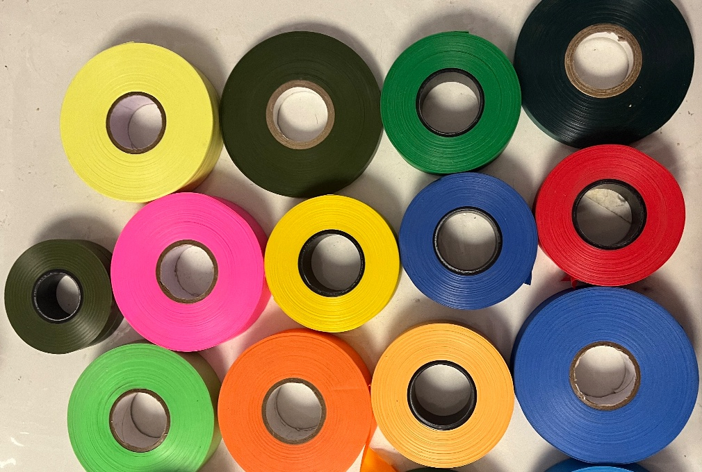 PVC Band Tapes Olive Green Flagging Tape