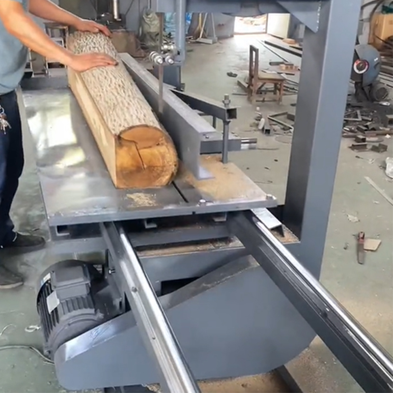 Ленточная пила по дереву вертикальная портативная