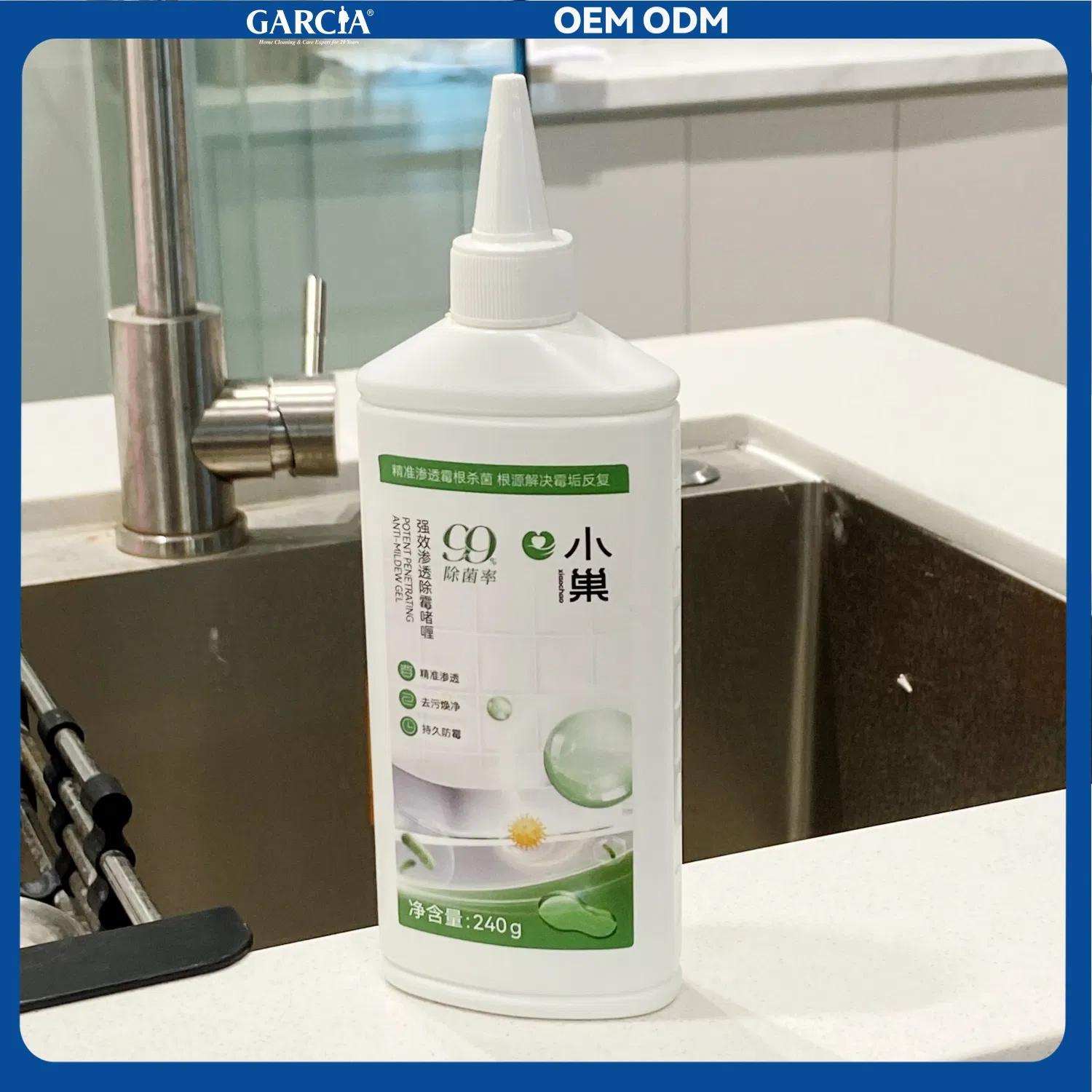 Effortless Home Mold Killer for Quick-Dry Mildew Removal Spray