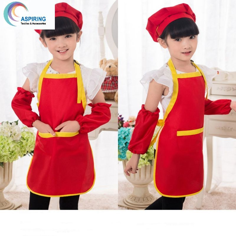 Kids Aprons and Chef Hats, Kids Cooking Apron Set
