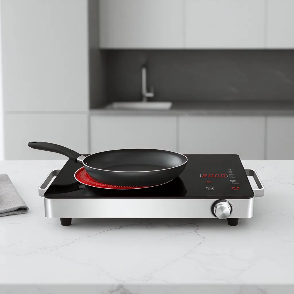 Space-Saving Electric Cooker for Cozy Apartments and Homes Compact Infrared Cooker