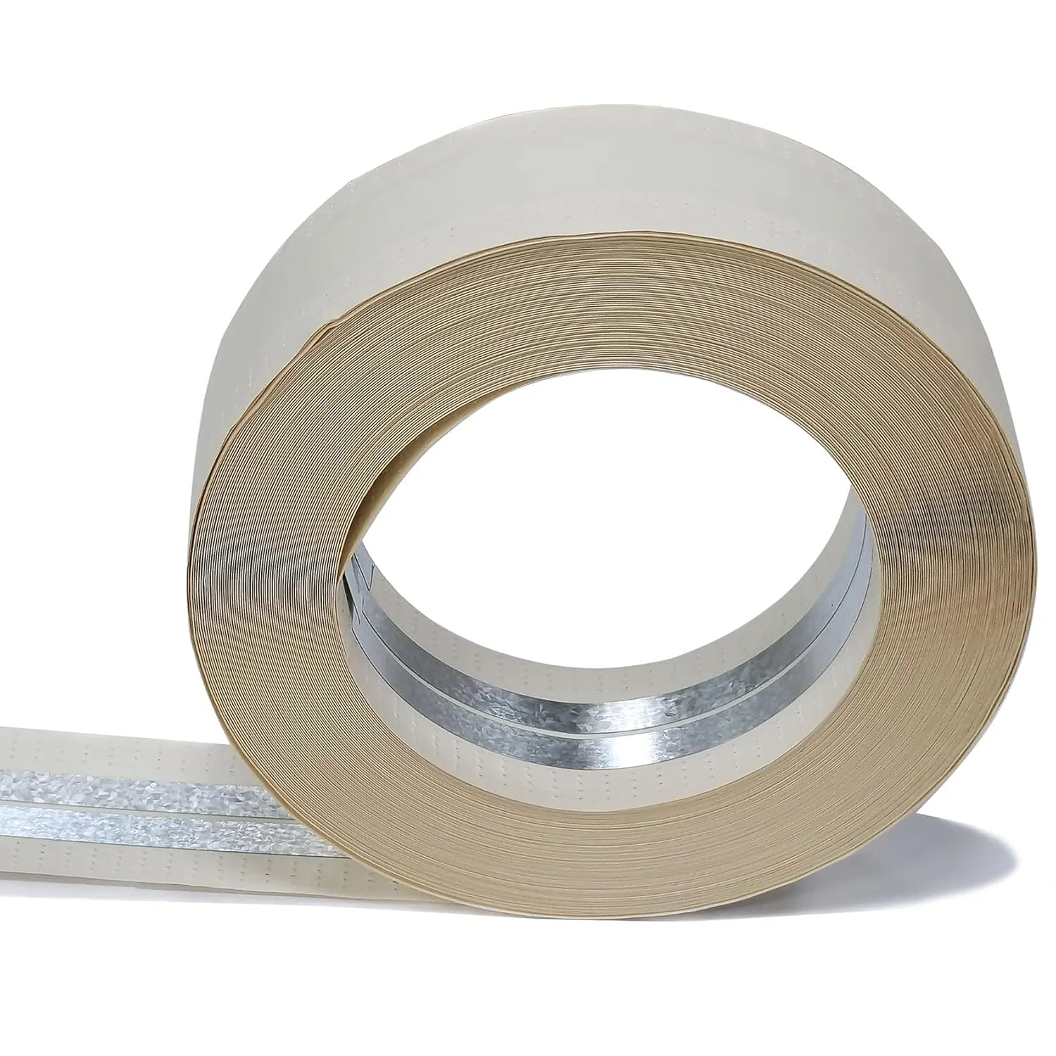50mmx30m Aluminium Metal Reinforced Drywall Joint Flexible Corner Tape