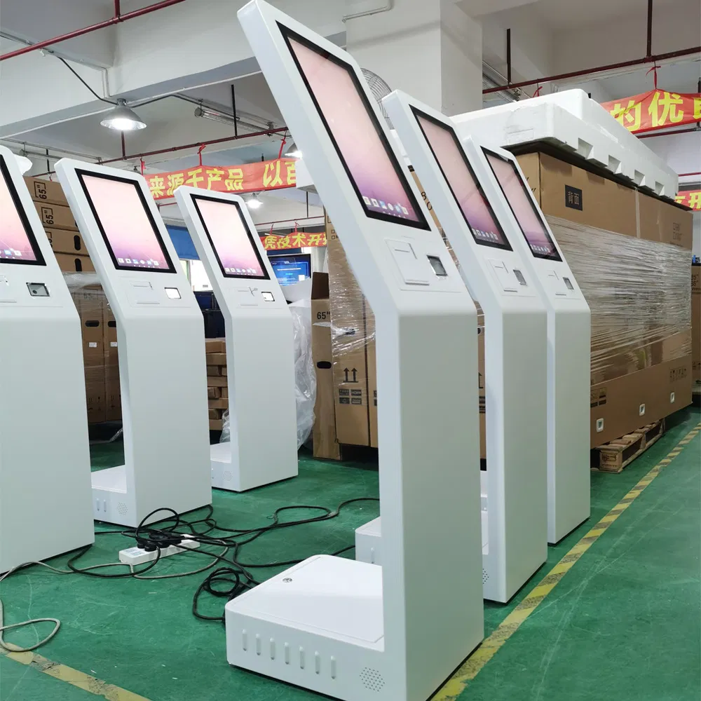 Сенсорный киоск самообслуживания 18.5 дюймов с принтером и NFC